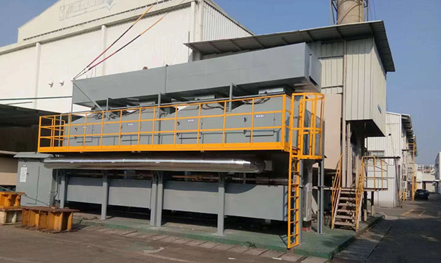 Bag dust removal equipment installation