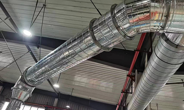 Remove and install indoor dust removal pipe
