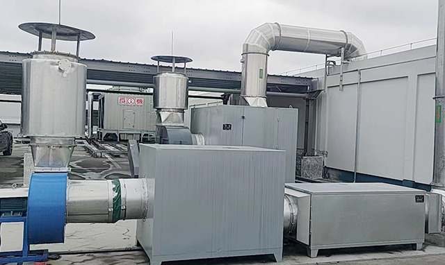 Installation of activated carbon equipment